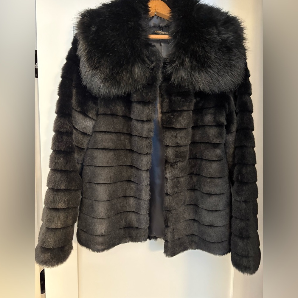 Alberto Makali Charcoal Teddy Jacket